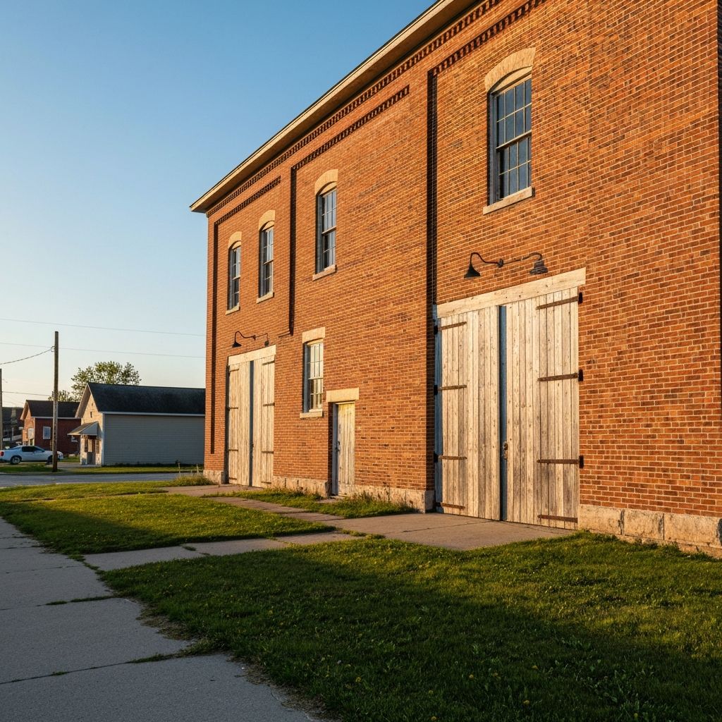 Historic Harvey Mill building